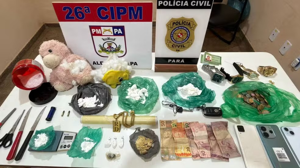 Mulher é presa tentando esconder drogas em ursos de pelúcia no Pará