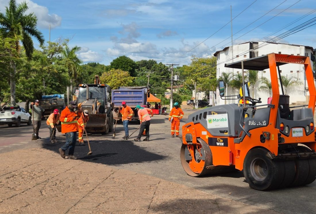 Prefeitura de Marabá realiza Operação Tapa-Buraco nos bairros Cidade Nova e Cidade Jardim