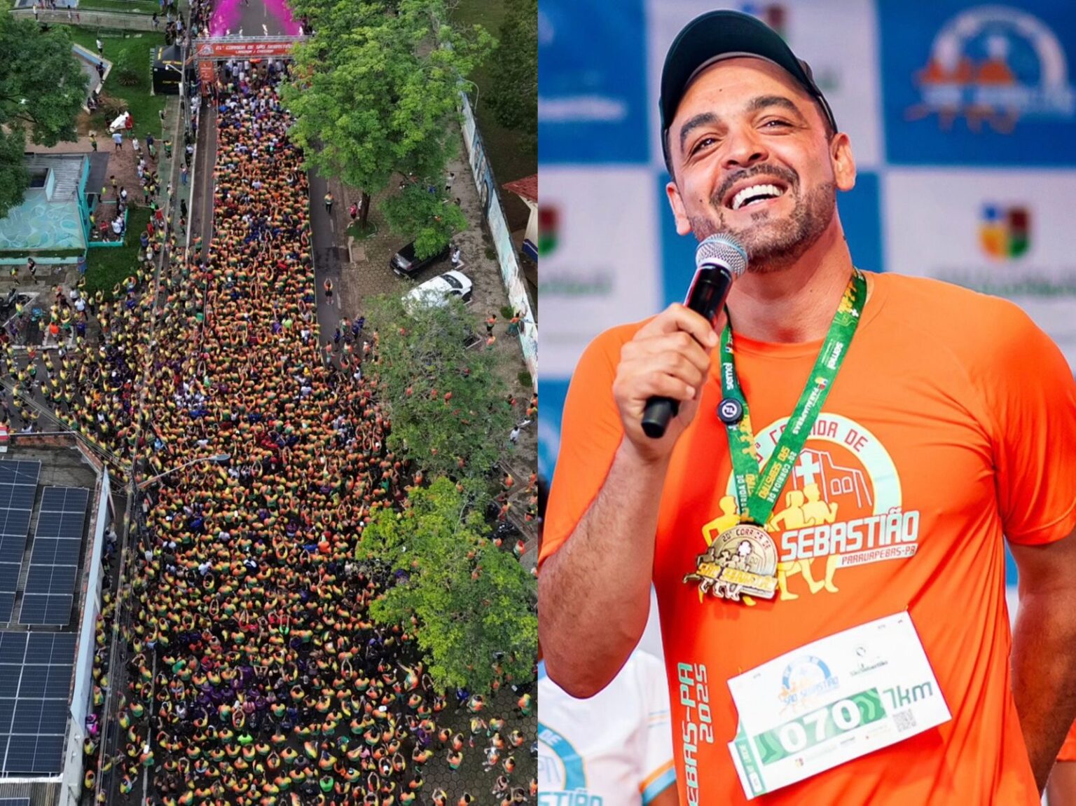 Aurélio Goiano cumpre promessa e realiza a maior Corrida de São Sebastião da história de Parauapebas