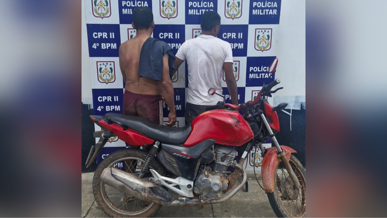 Dois homens são presos com arma de fogo e drogas em Marabá