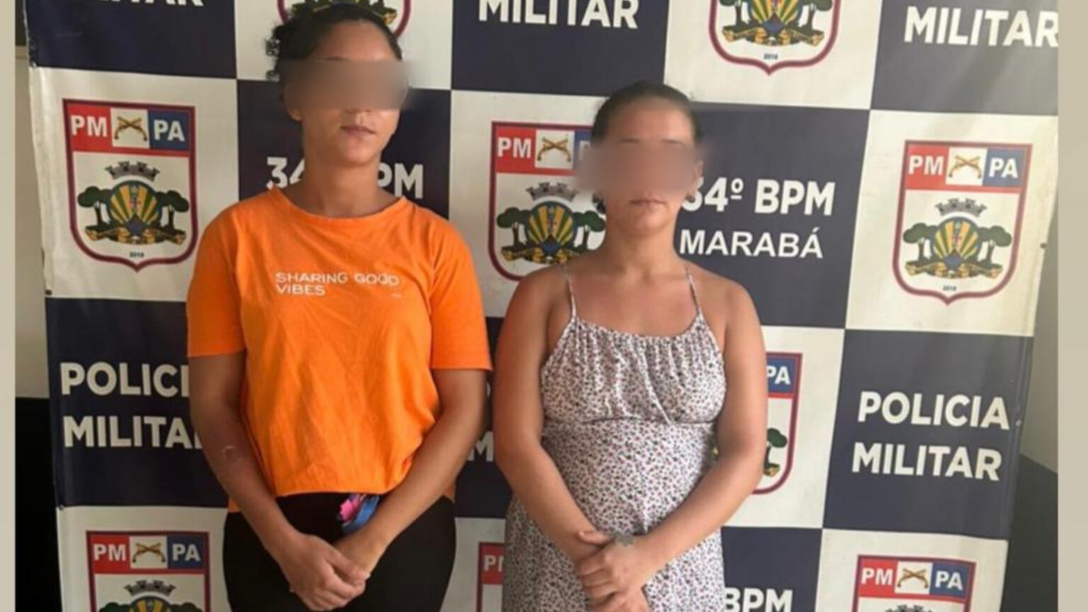 Polícia Militar prende duas mulheres por tráfico em Marabá