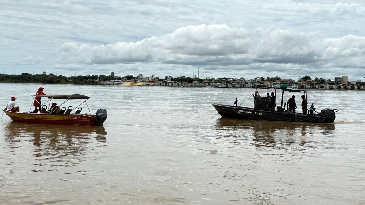Forças do Exército e Bombeiros ampliam buscas por médico no Rio Tocantins