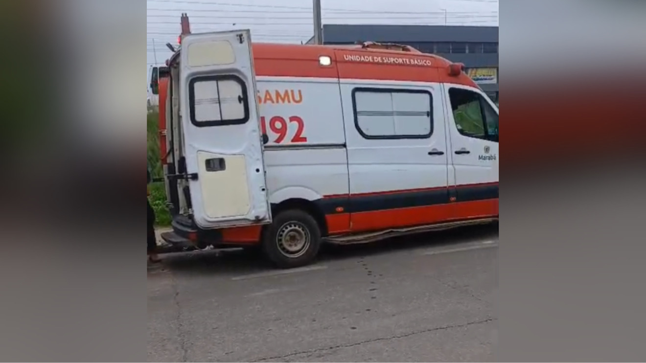 Acidente deixa mototaxista ferido na manhã desta sexta-feira em Marabá