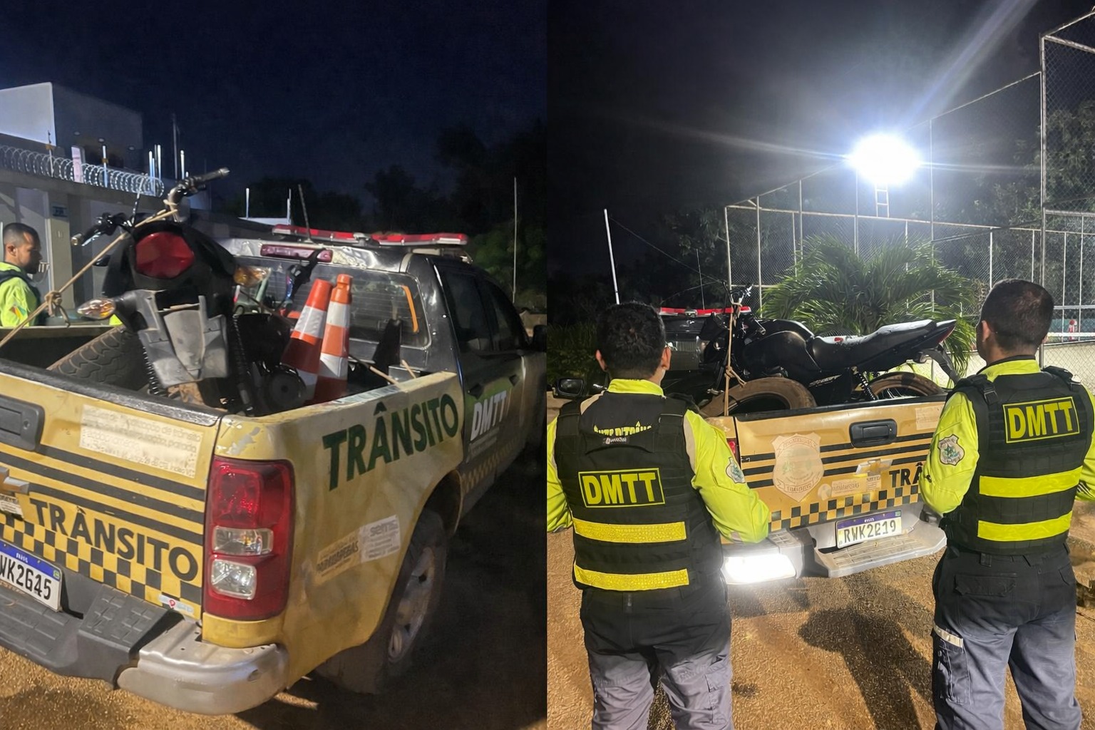 DMTT recupera motocicleta roubada durante ação noturna em Parauapebas