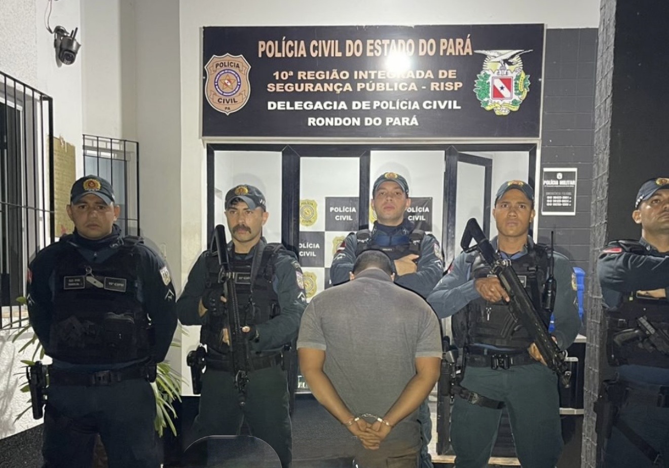 Homem é preso por tráfico de drogas após perseguição em Rondon do Pará