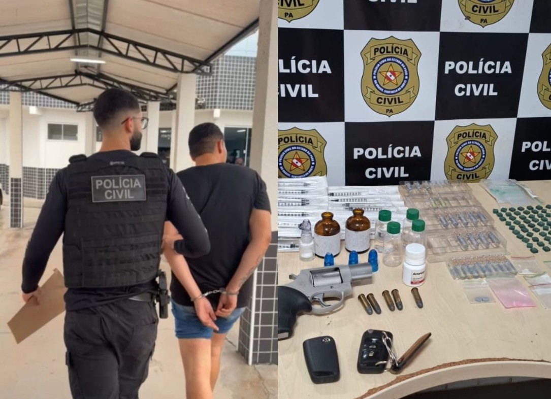 Duas pessoas são presas durante operação da Polícia Civil no combate às drogas sintéticas no Pará