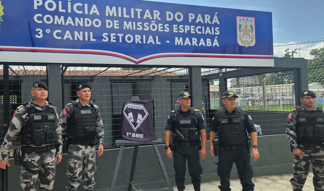 PM inaugura 3° Canil Setorial e amplia capacidade operacional em Marabá