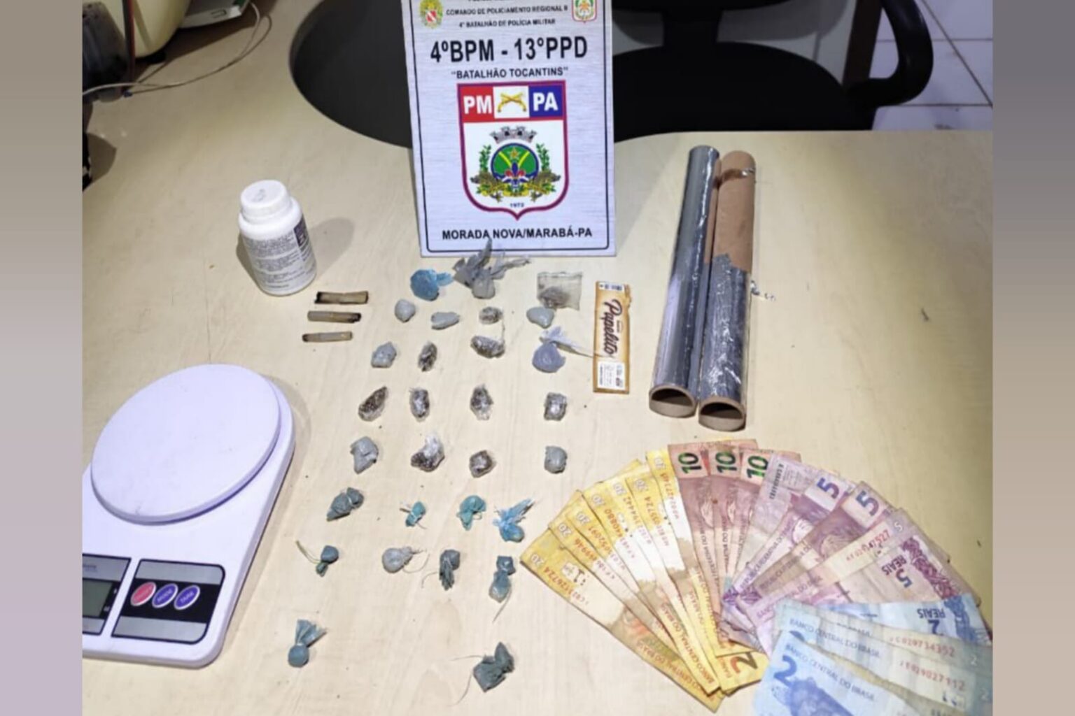 Homem é preso por vender drogas no Núcleo Morada Nova, em Marabá