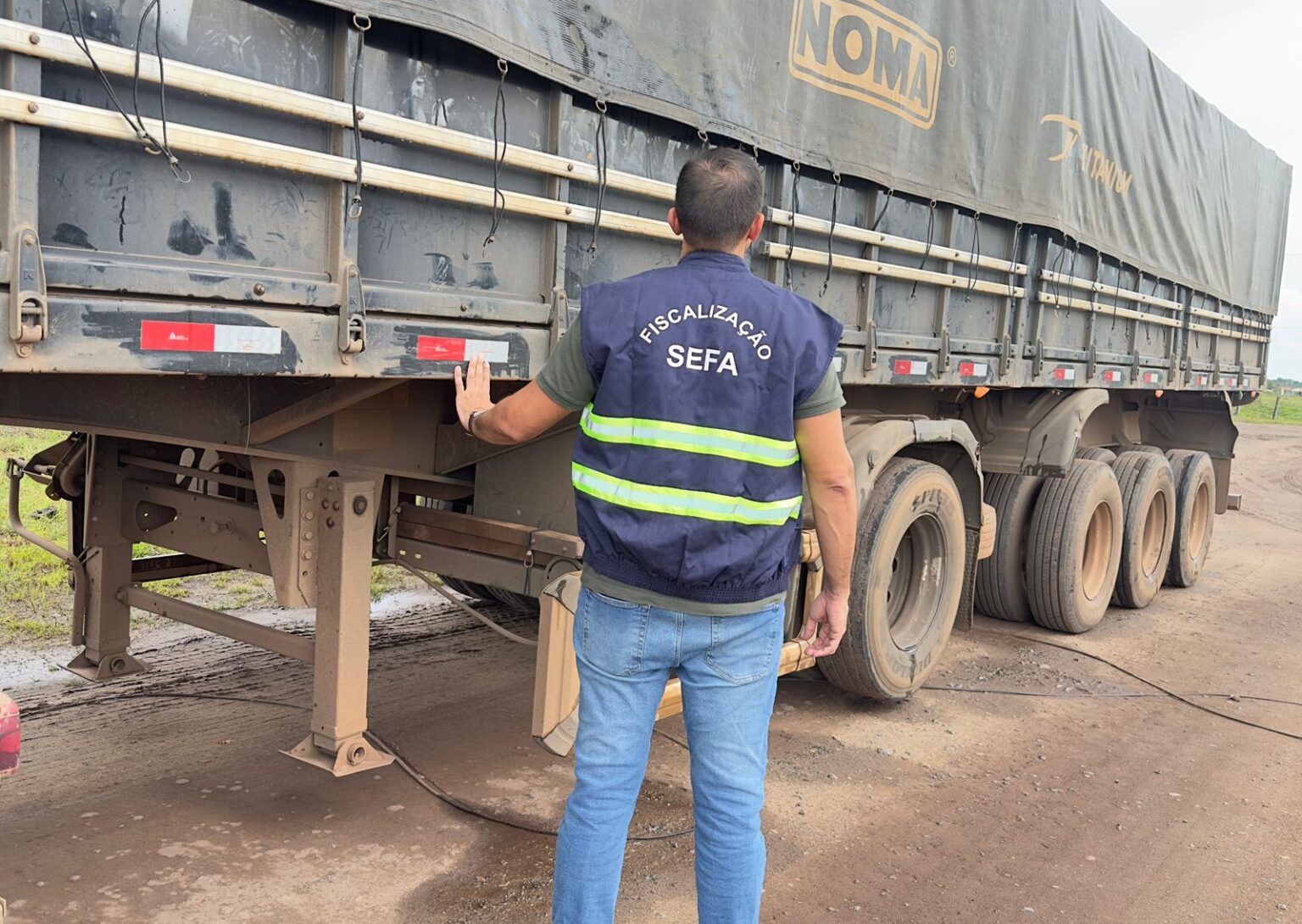 Sefa apreende carga de materiais de construção avaliada em R$ 519 mil em Marabá