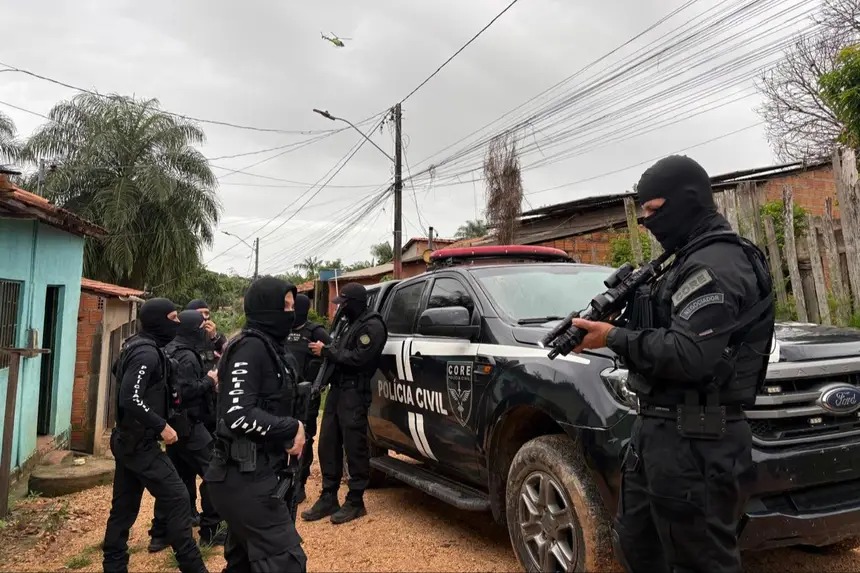 Polícia Civil prende integrantes de facção criminosa em Marabá, Parauapebas e Curionópolis