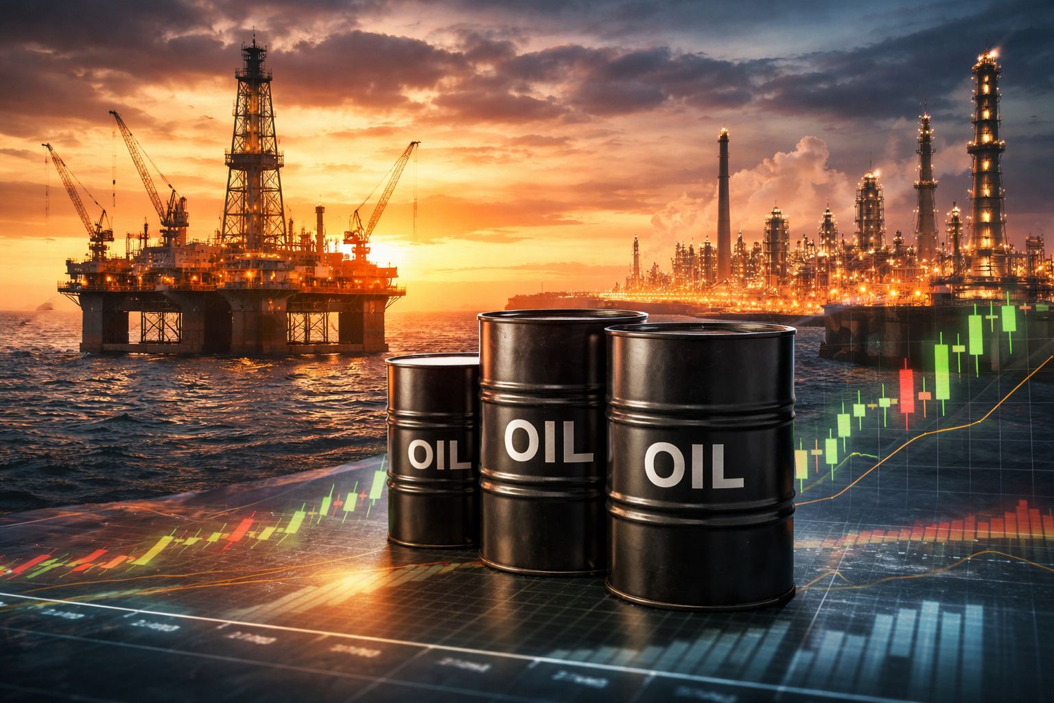 Petróleo dispara no mundo após escassez e queda no transporte marítimo