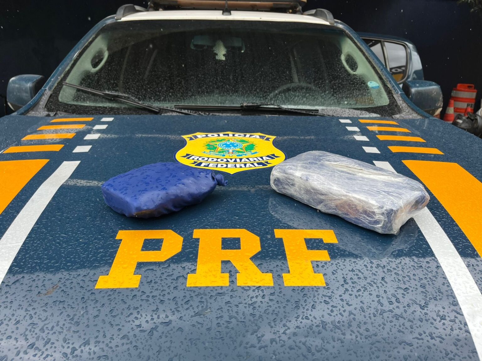PRF apreende skunk escondido em carro de passeio na BR-230, em Marabá