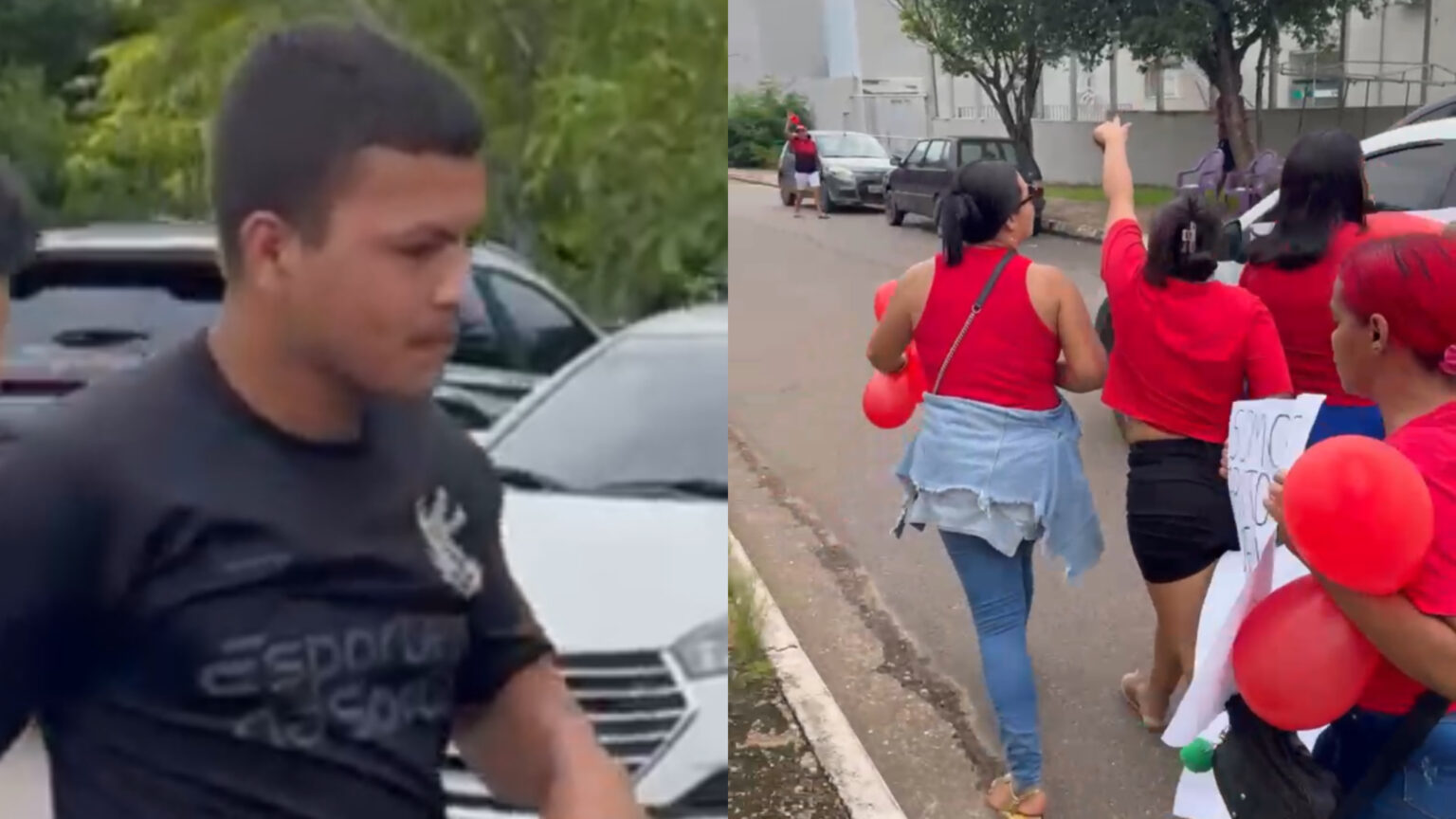 Suspeito de matar recepcionista permanece em silêncio e deixa delegacia sob protesto em Marabá