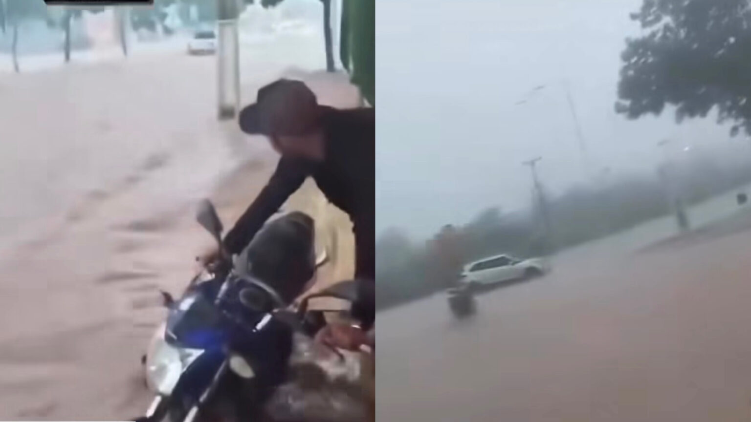 Chuva intensa provoca alagamentos em Canaã dos Carajás