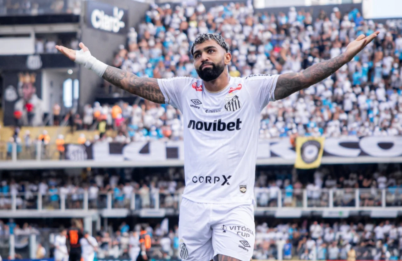 Gabigol é vetado no Santos e não enfrenta o Remo pelo Brasileirão