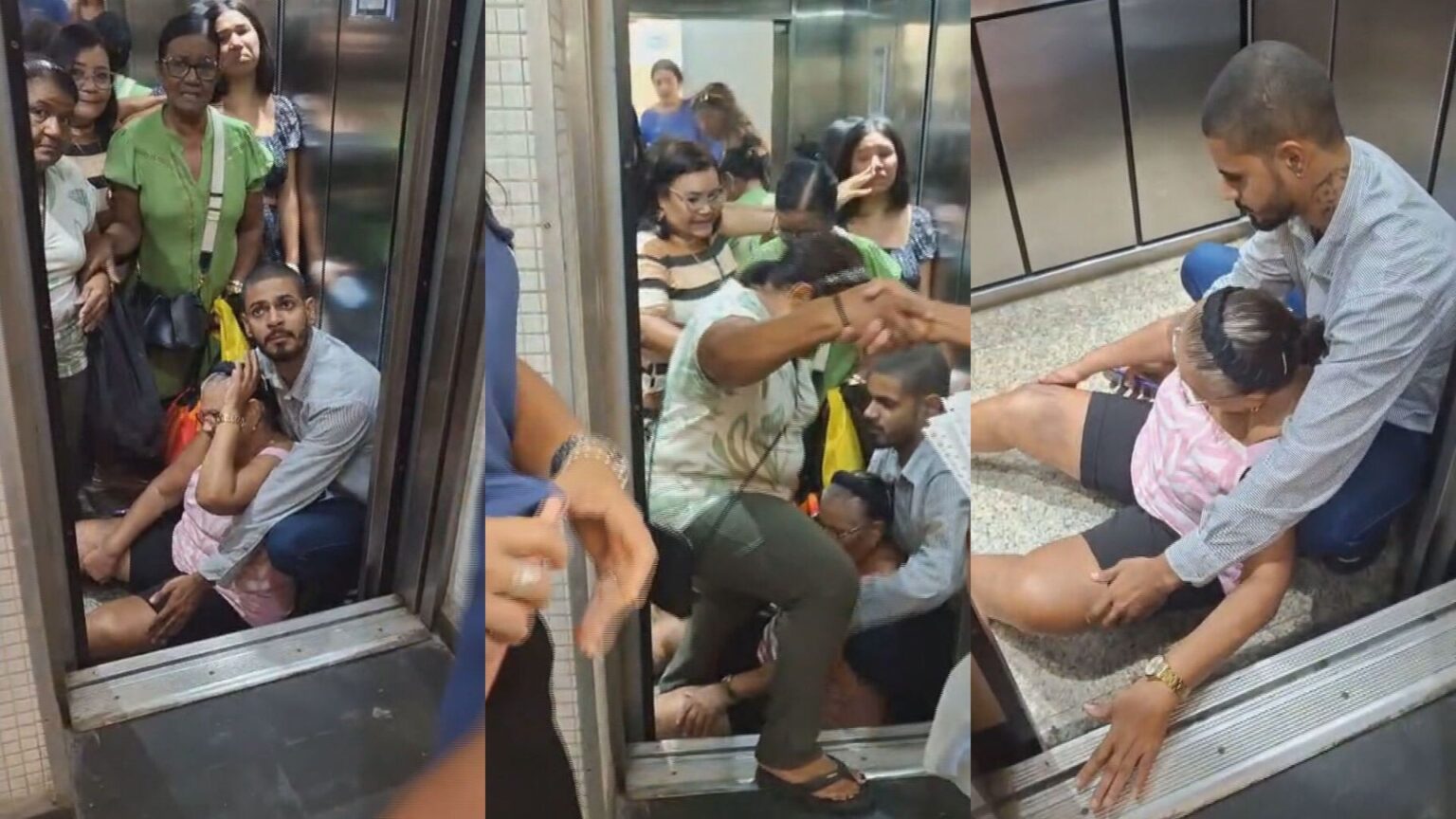 Elevador despenca nove andares e deixa quatro feridos