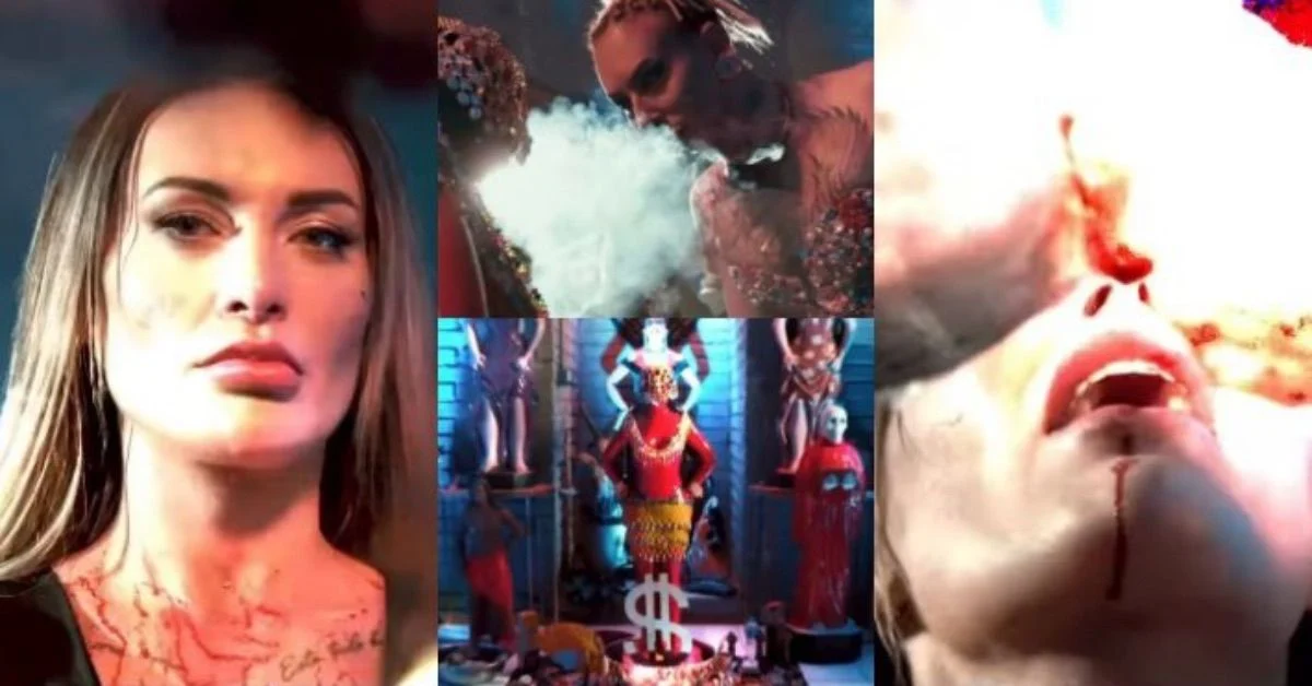 Andressa Urach mostra ritual “da Pombagira” e imagens chocam nas redes