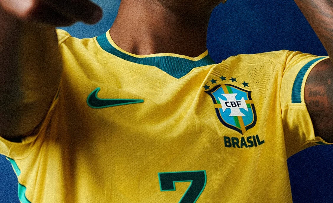 Vazam imagens da nova camisa amarela da Seleção Brasileira para a Copa de 2026