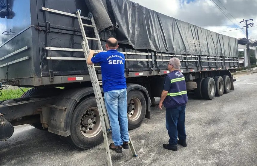 Sefa apreende 91 toneladas de soja em grãos e 22 toneladas de fertilizantes no Pará