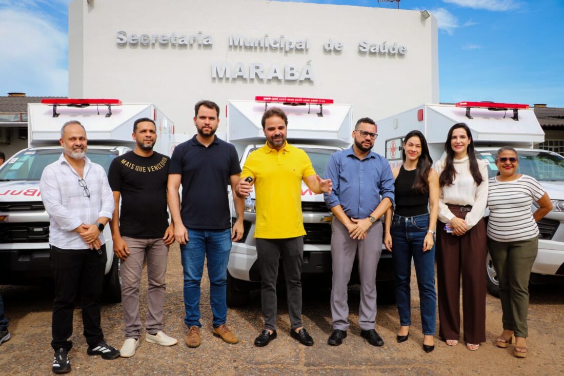 Prefeitura de Marabá entrega três ambulâncias para unidades de saúde da zona rural