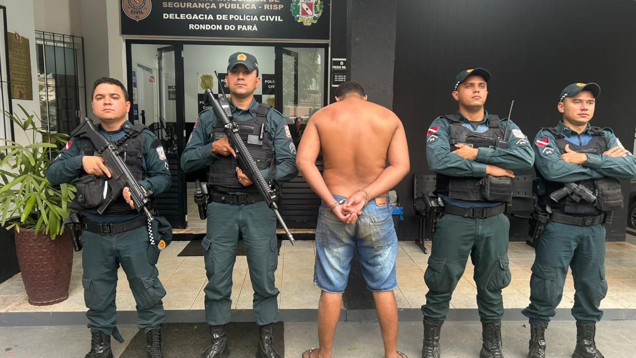 Homem é preso por tráfico de drogas durante operação da PM em Rondon do Pará