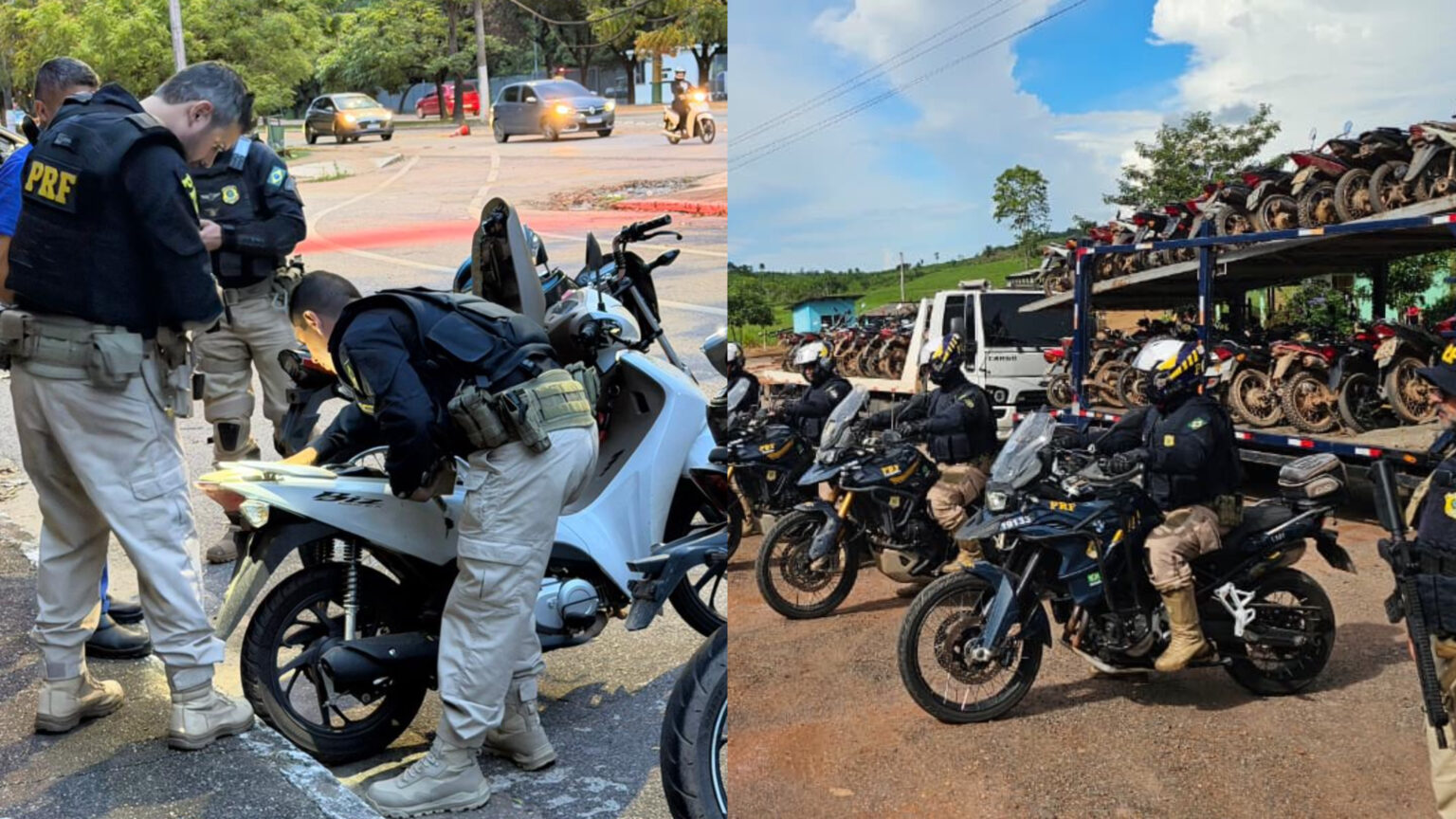 Operação da PRF intensifica fiscalização de motocicletas em Marabá e Novo Repartimento