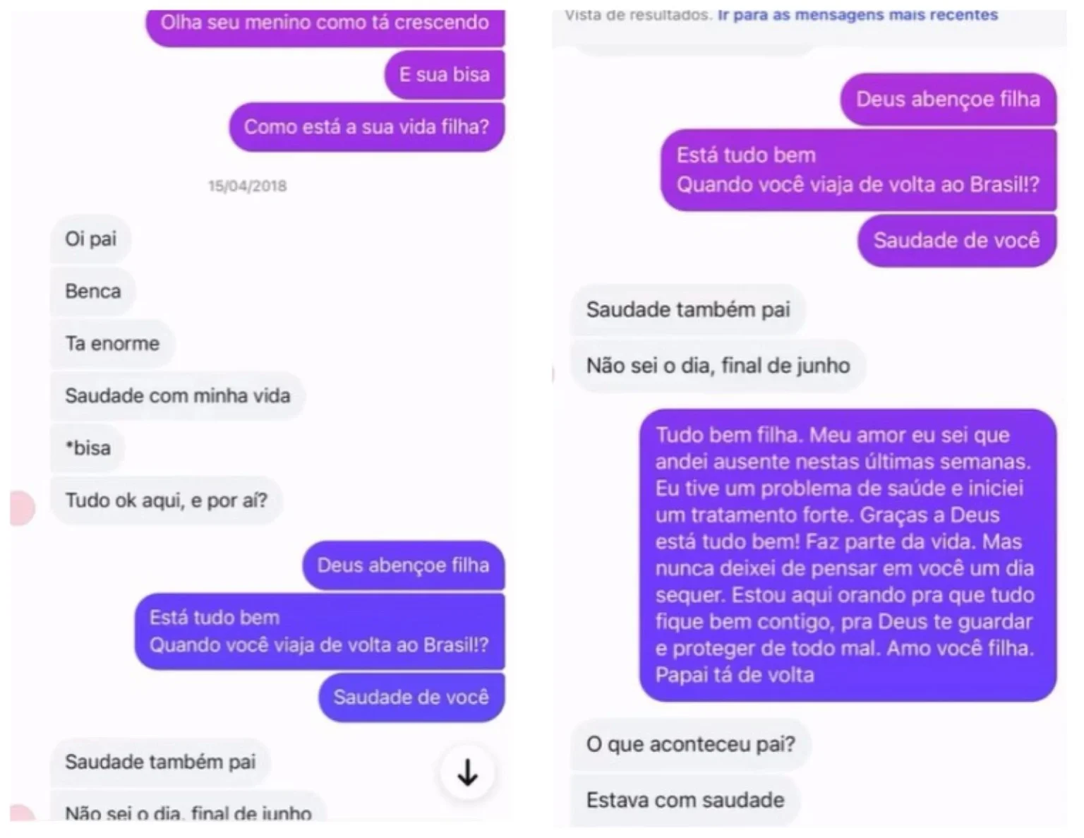 Em novo vídeo, Bruno Mafra mostra conversas com as filhas; veja