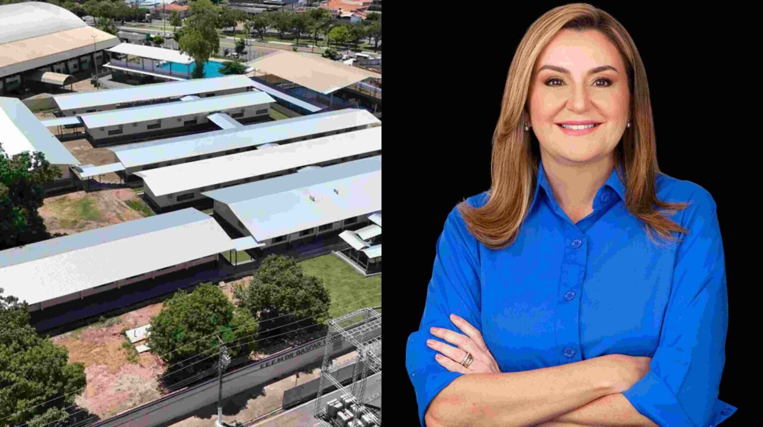 Governadora Hana Ghassan inaugura reconstrução da escola estadual Gaspar Vianna em Marabá nesta sexta-feira
