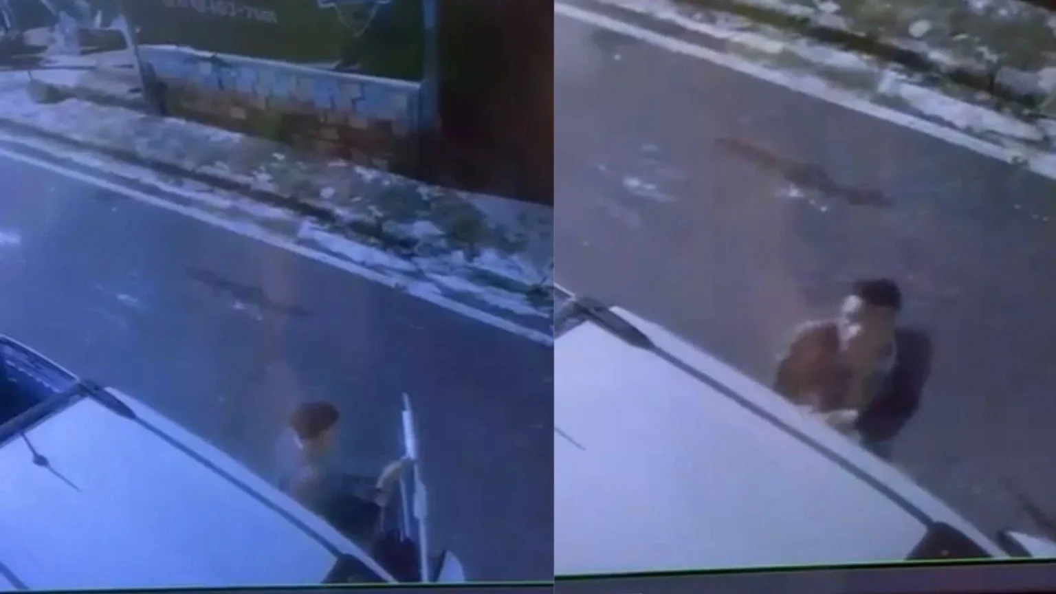 Homem é flagrado por câmeras de segurança invadindo um veículo estacionado no Pará