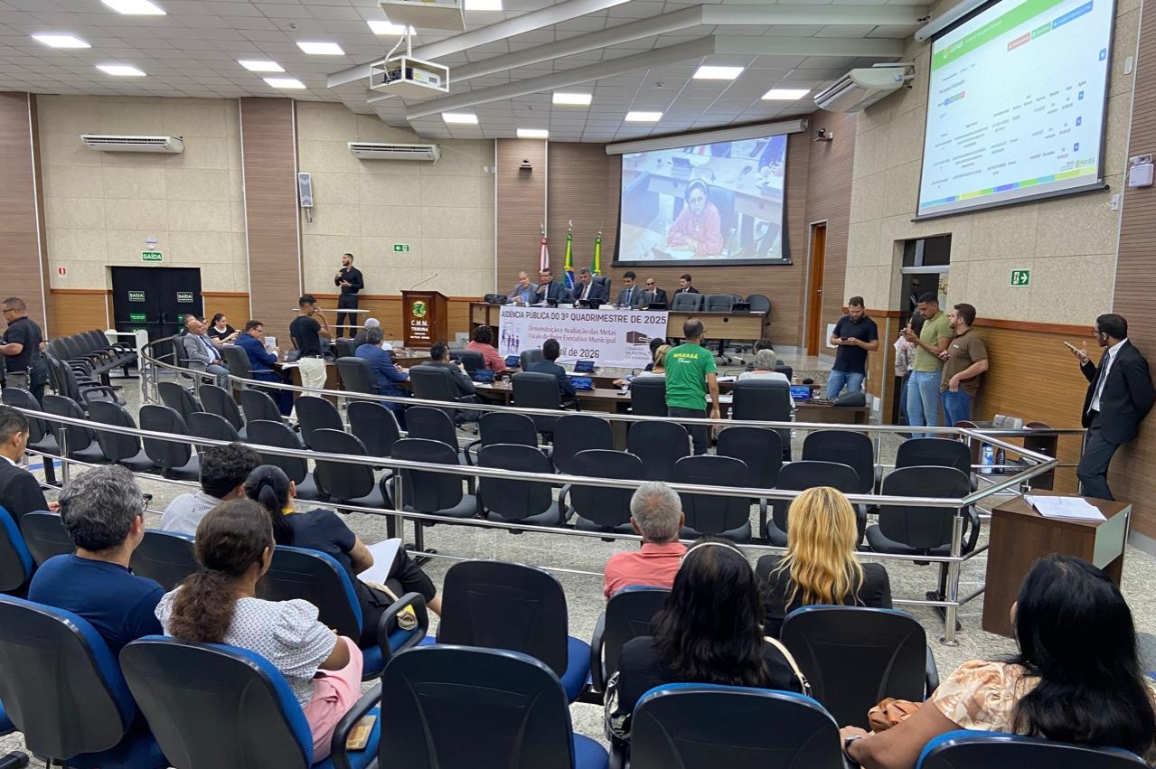 Prefeitura de Marabá apresenta contas do 4º quadrimestre de 2025 em audiência na Câmara Municipal