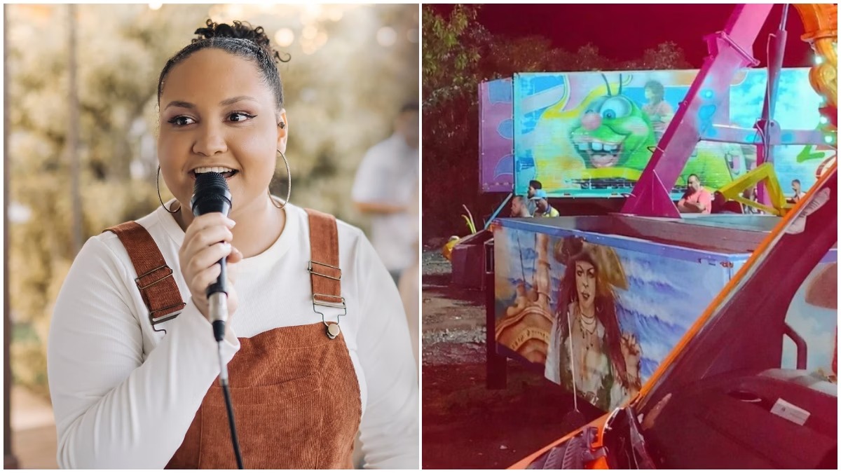 Cantora gospel morre após acidente em parque de diversões