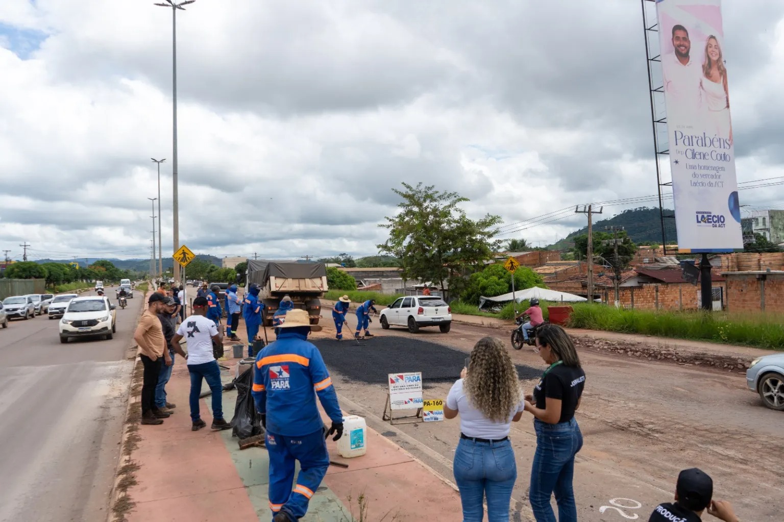 Governo do Pará inicia em Parauapebas grande operação de recuperação asfáltica