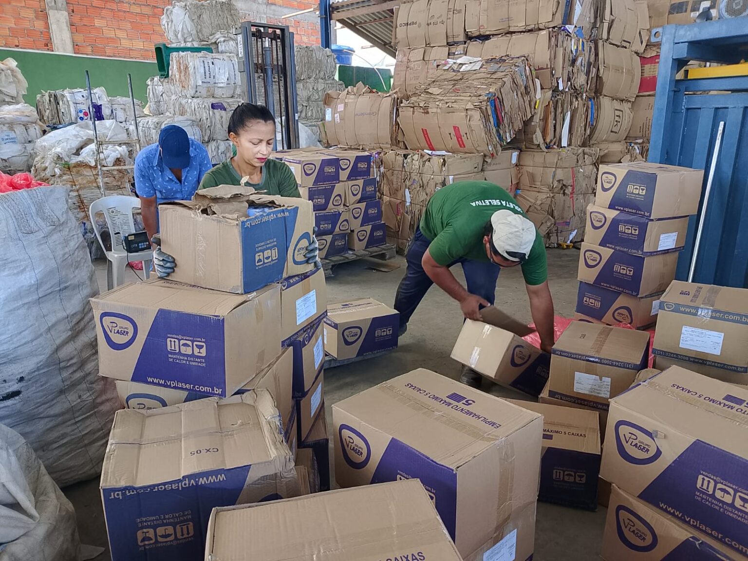 Equatorial destina mais de 1,6 tonelada de papel para cooperativa de reciclagem em Marabá