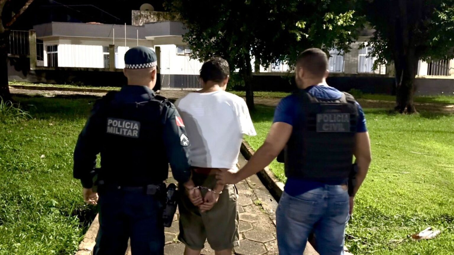 Homem é preso em flagrante por injúria, ameaça e lesão corporal contra mulher, em Paragominas