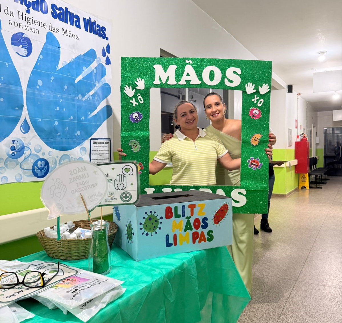 Hospital Materno Infantil realiza ação educativa sobre higienização das mãos em Marabá