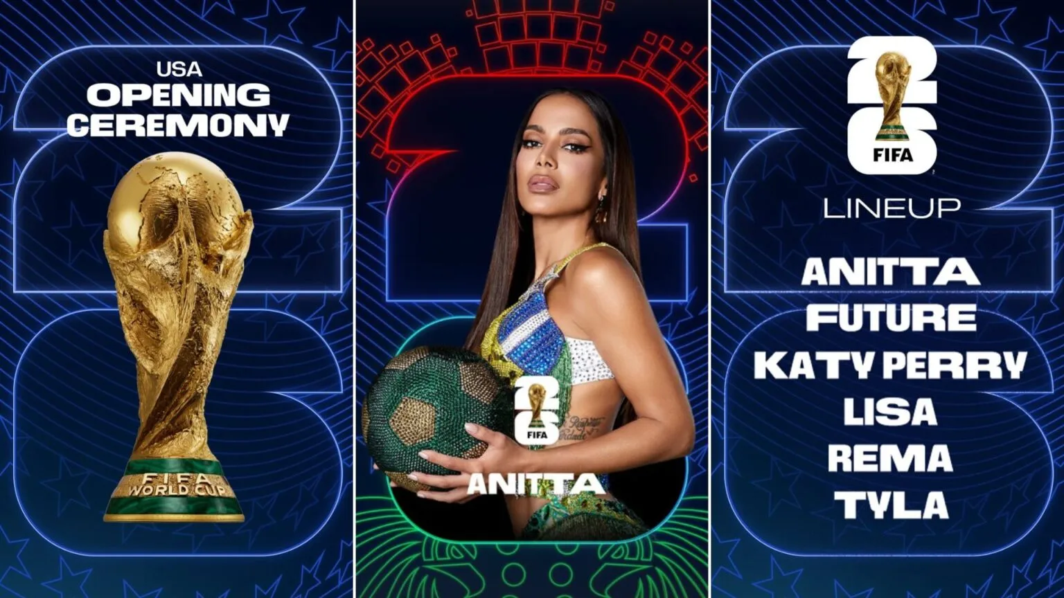 Anitta é confirmada pela Fifa em abertura da Copa do Mundo