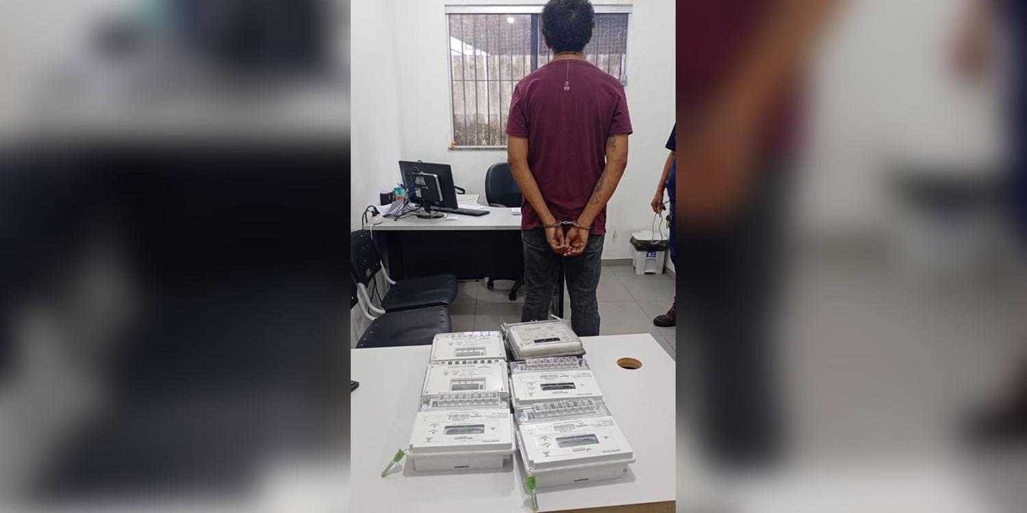 Homem é preso em flagrante ao anunciar medidores de energia furtados na internet no Pará