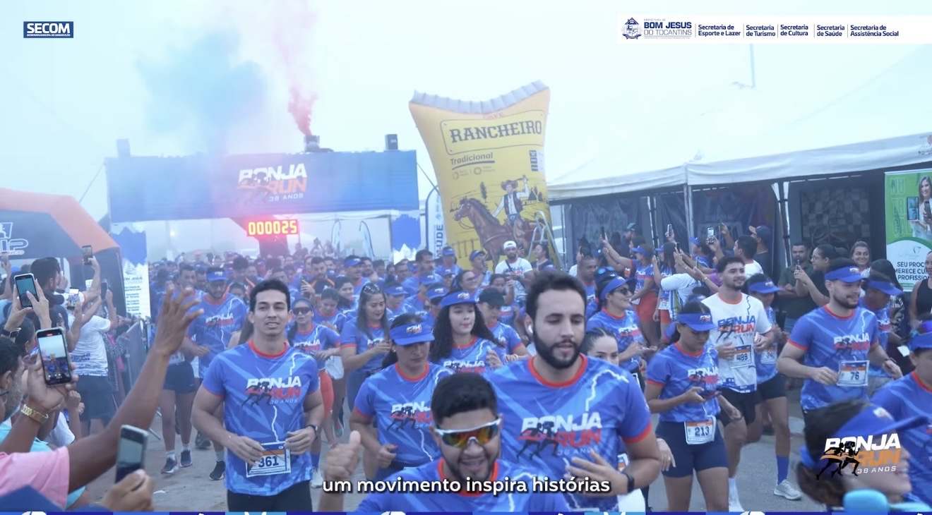 Bonja Run reúne cerca de 500 atletas e celebra os 38 anos de Bom Jesus do Tocantins