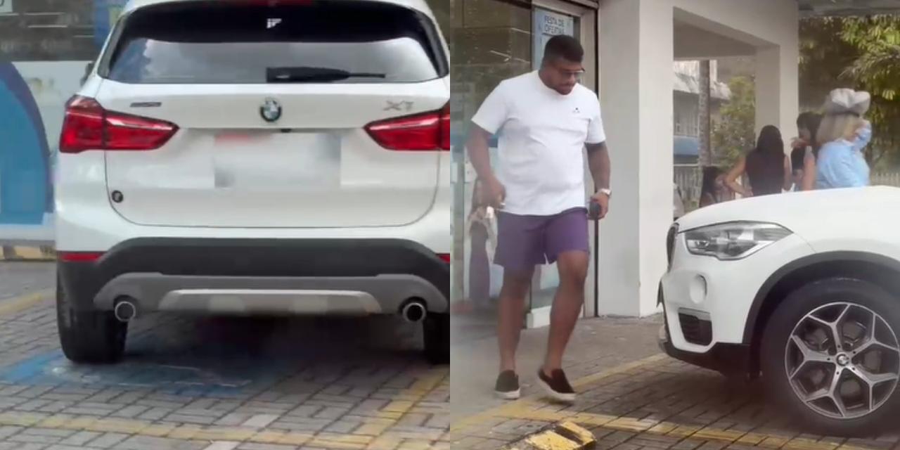 Secretário de Ordem Pública de Belém é flagrado ao estacionar carro em vaga PCD