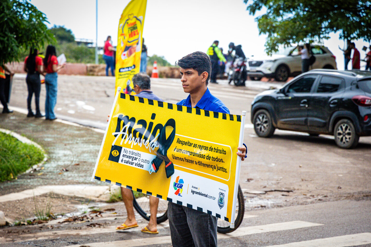 Maio Amarelo leva conscientização e cuidado às ruas de Parauapebas