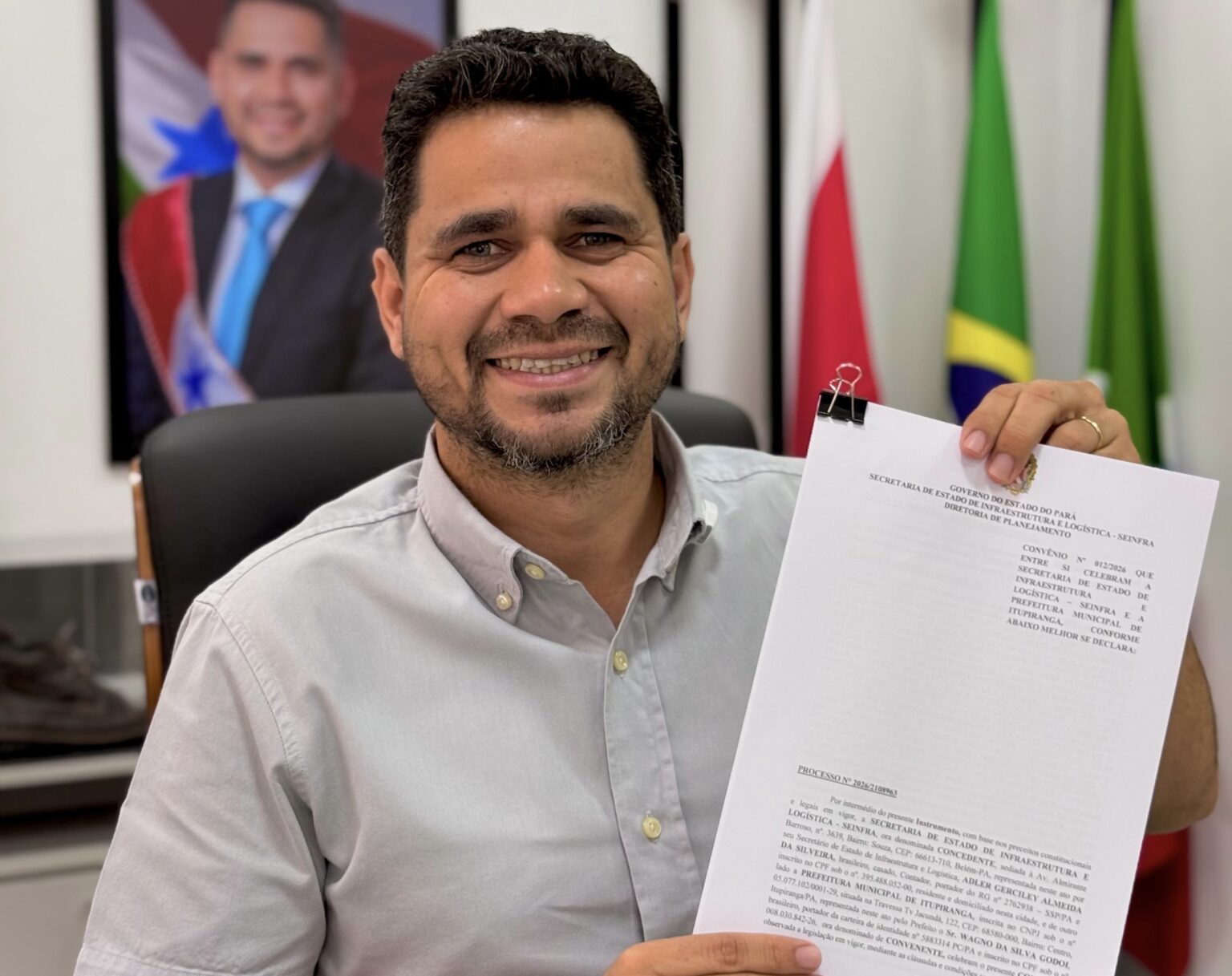 União entre Hana e Godoy fortalece obras de infraestrutura em Itupiranga
