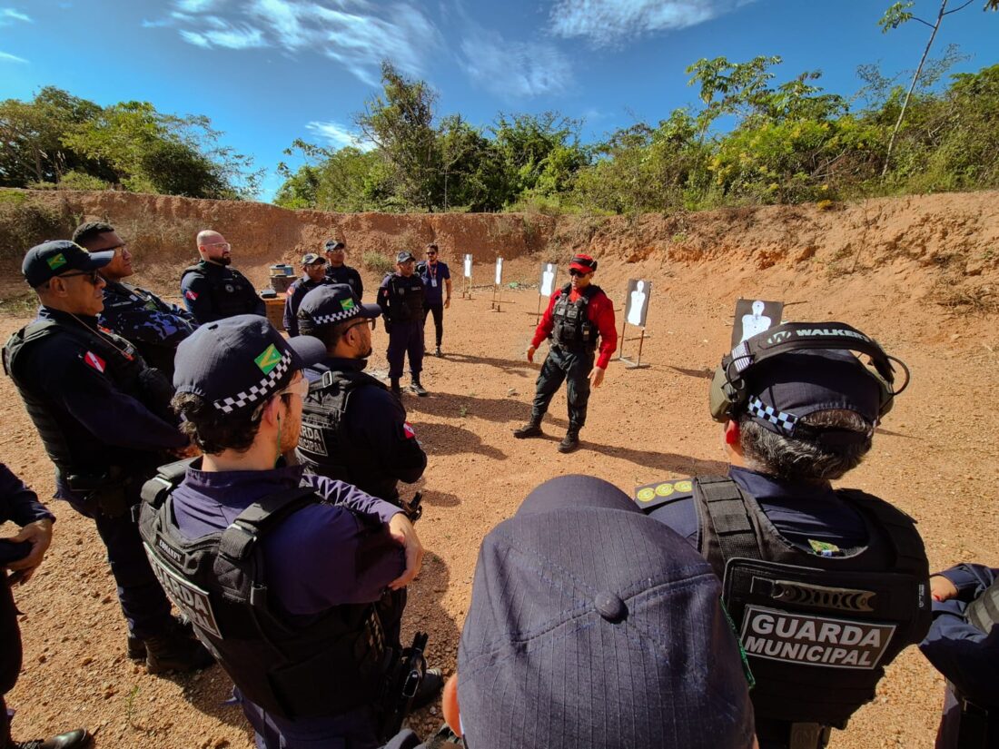 Treinamento prepara guardas municipais para utilização de novas pistolas em Marabá