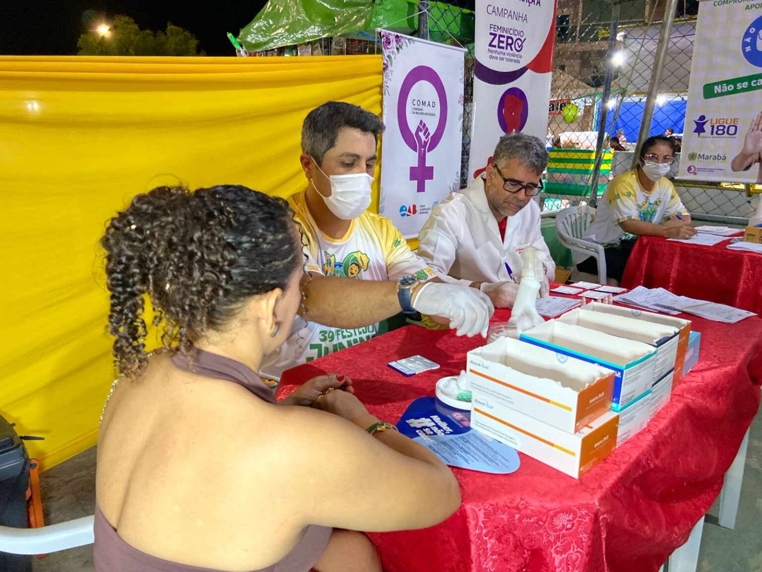 CTA oferece testes gratuitos durante o Festejo Junino de Marabá