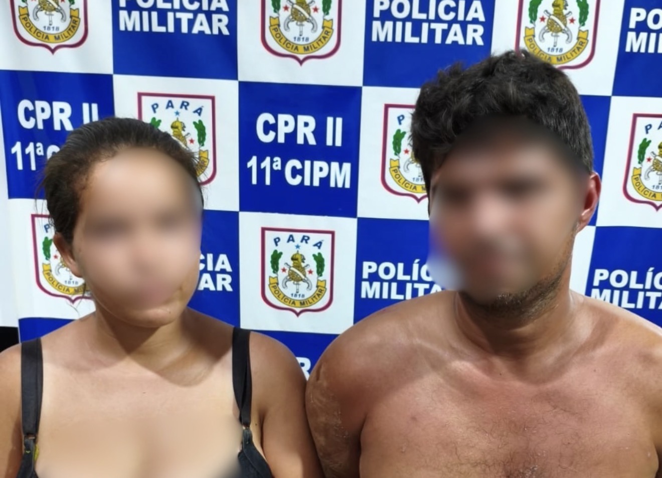 Rondon do Pará: casal é preso após desacatar policiais durante ocorrência de perturbação do sossego