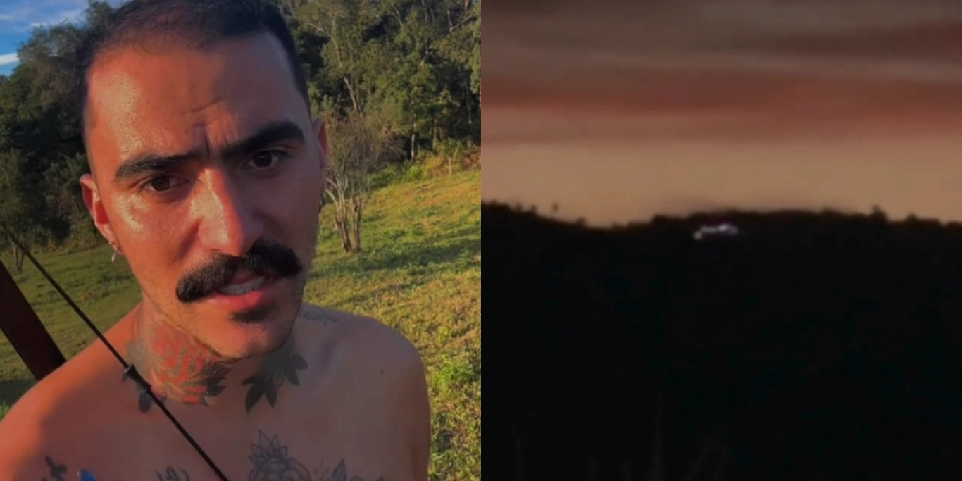 Influenciador filma suposto OVNI e viraliza ao captar sons estranhos: ‘Foi surreal’