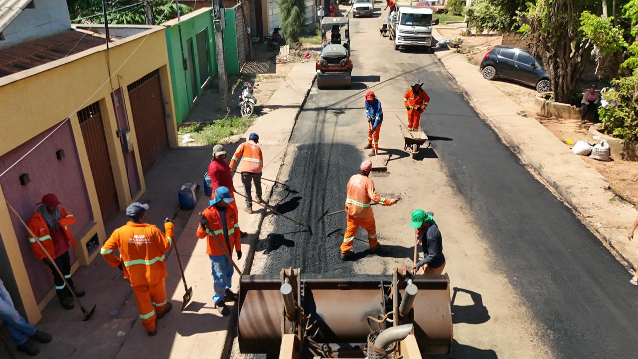 Prefeitura mantém frentes diárias de recuperação asfáltica em Marabá