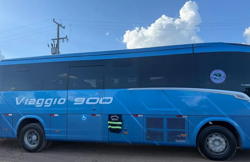 Sefa apreende 4 veículos em Dom Eliseu e ônibus em Marabá