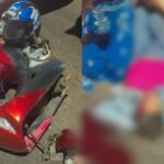 Mulher fica ferida em acidente de trânsito próximo ao Residencial Tiradentes, em Marabá