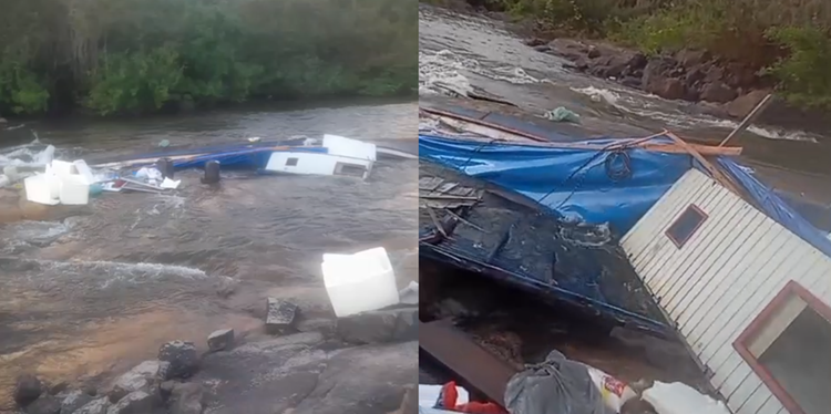 Embarcação afunda durante viagem pelo rio Iriri, em Altamira