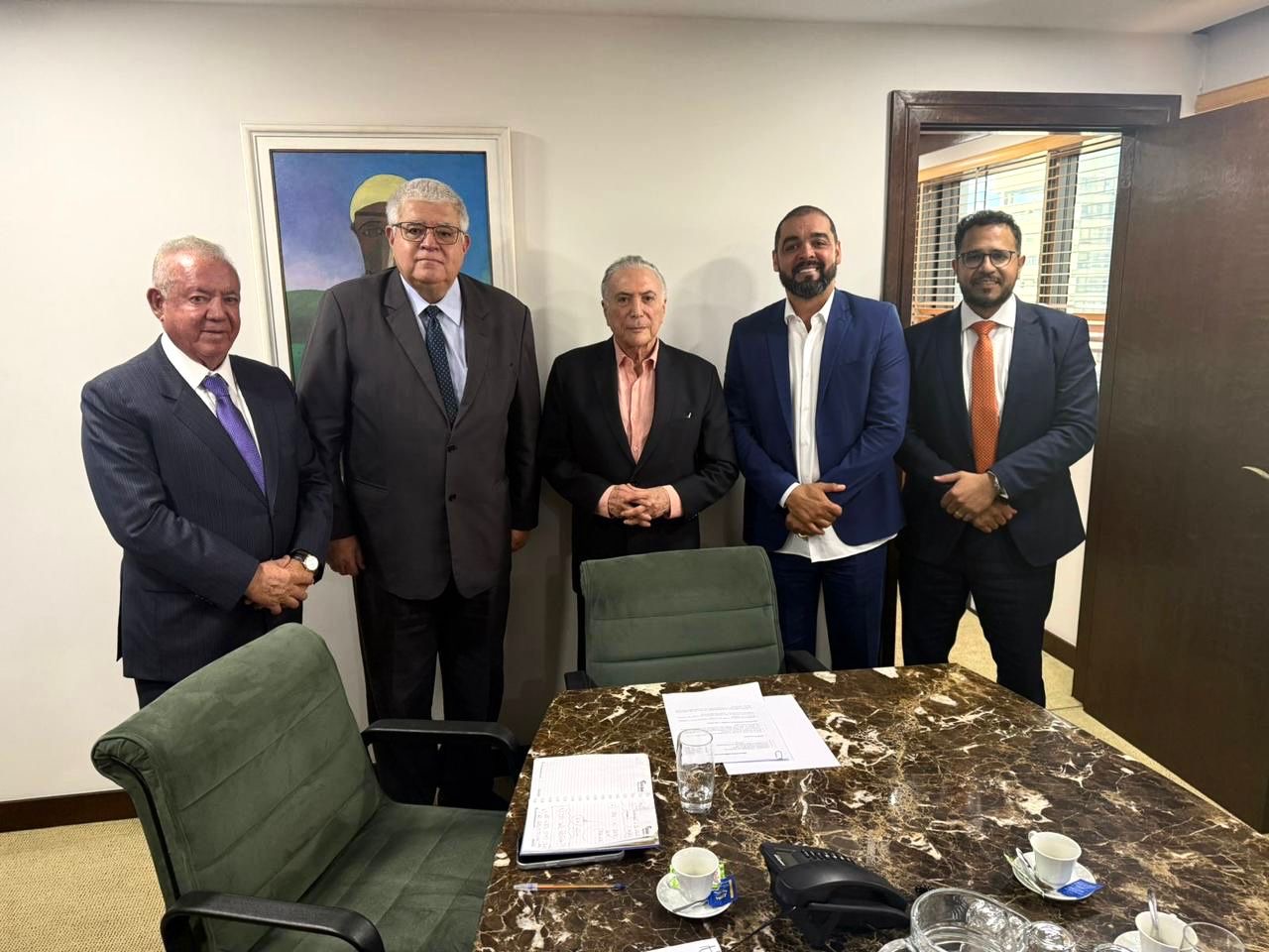 Prefeito Aurélio Goiano participa de audiência com Michel Temer em São Paulo e reforça busca por melhorias para Parauapebas